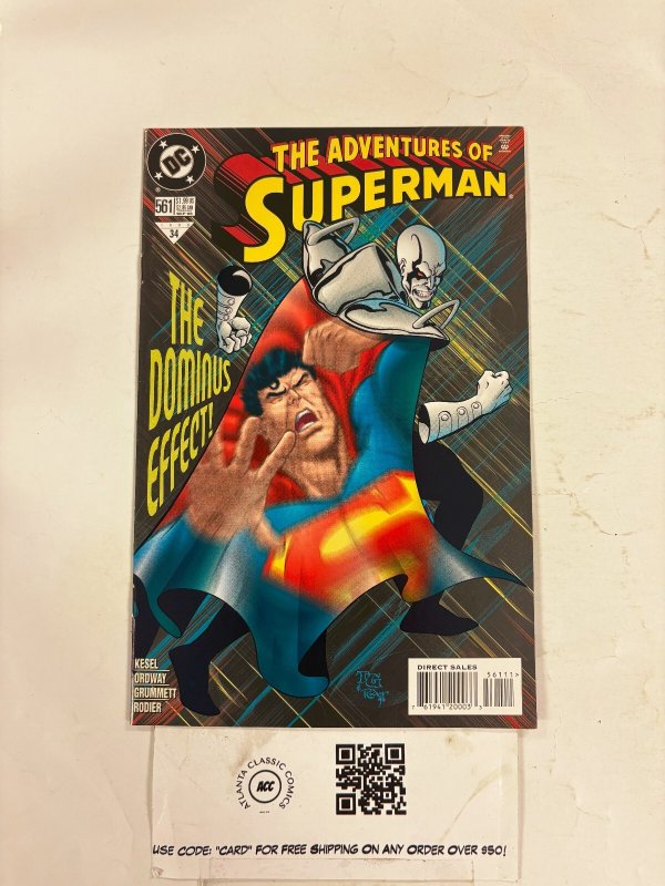 Adventures of Superman #561 (DC Comics, 1998), raw comic book in NM condition — front cover