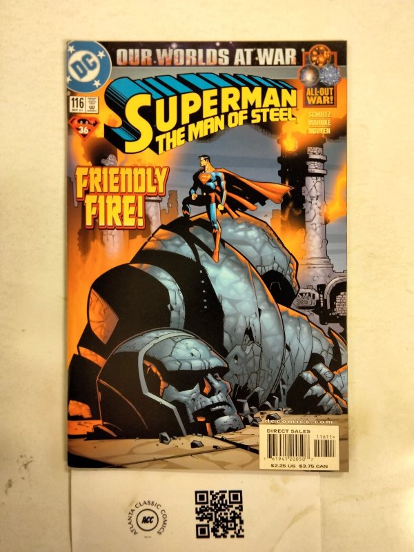 Superman the Man of Steel #116 (DC Comics), raw comic book in NM condition — front cover