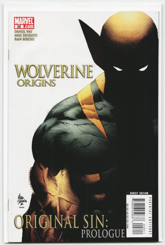 Wolverine: Origins #28 (Marvel Comics, 2008), raw, ungraded comic book — front cover