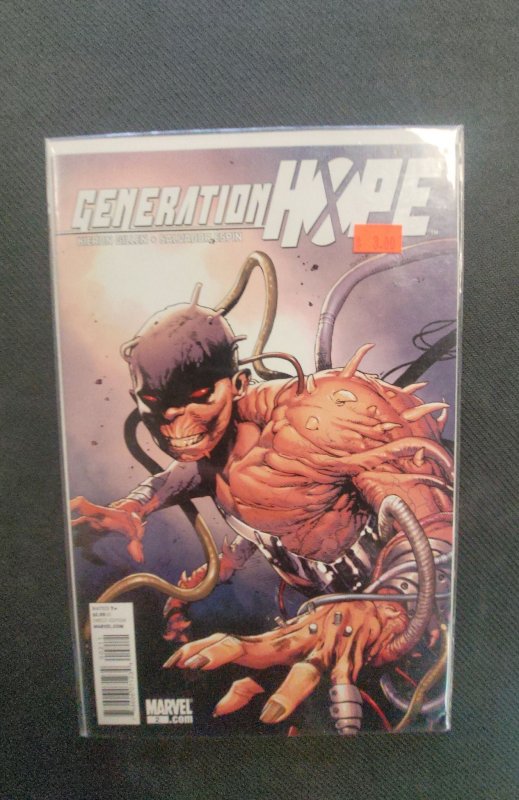 Generation Hope #2 (2011), raw, ungraded comic book — front cover