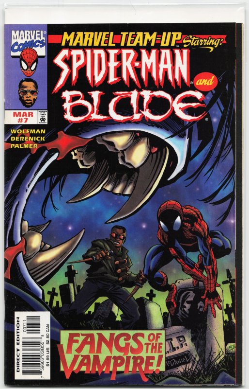Marvel Team-Up #7 (Marvel Comics, 1998), raw, ungraded comic book — front cover
