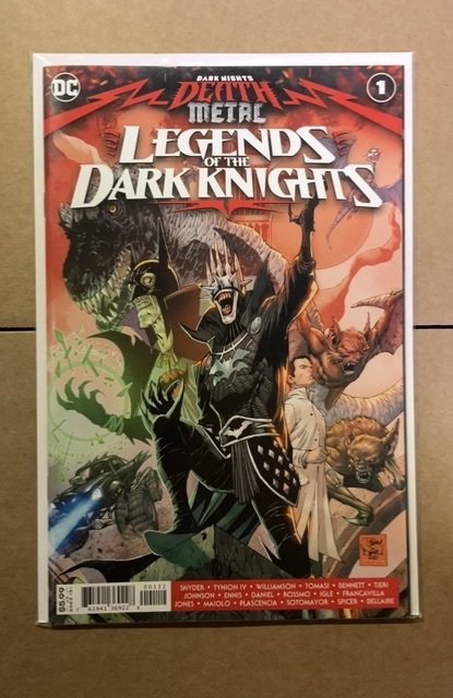 Dark Nights: Death Metal Legends of the Dark Knights (2020) 2nd Print (2020), raw, ungraded comic book — front cover