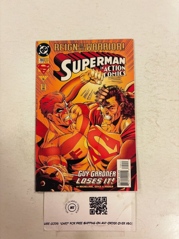 Action Comics #709 (DC Comics), raw comic book in NM condition — front cover