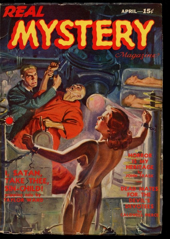 Real Mystery Magazine - 04/40 - Condition: Vg-Fn - Red Circle [Atlas Comics] (Atlas Comics), raw comic book in FN condition — front cover