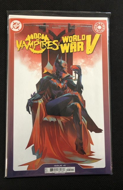 DC vs. Vampires: World War V #5 (2025), raw, ungraded comic book — front cover