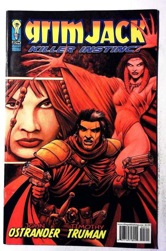Grimjack: Killer Instinct #3 (IDW Publishing, 2005), raw, ungraded comic book — front cover