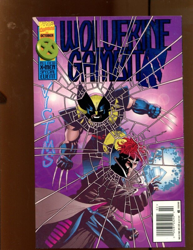 Wolverine/Gambit: Victims #2 (Marvel Comics, 1995), raw comic book in 9.0 condition — front cover