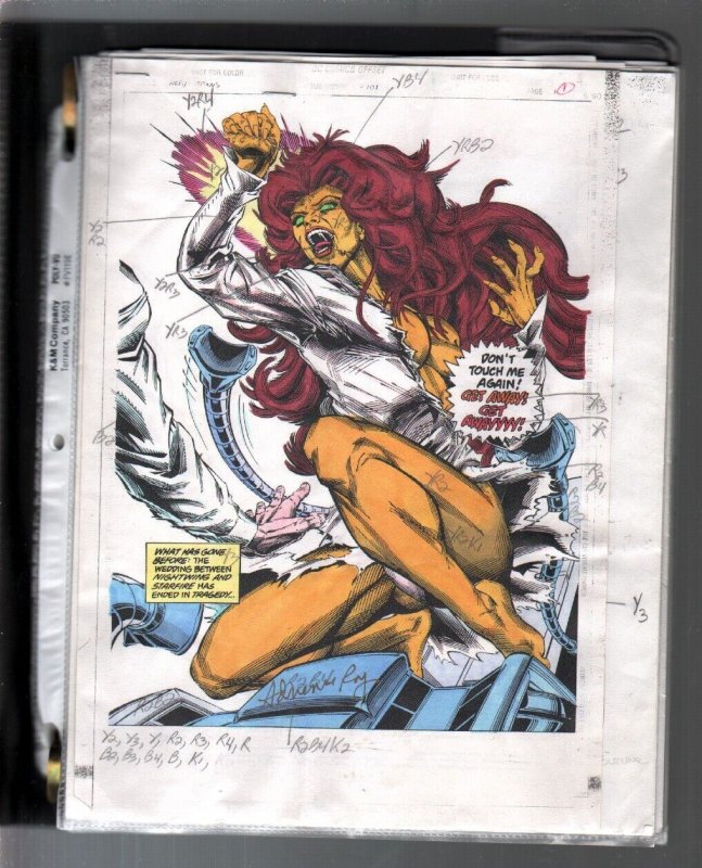New Titans #101 (DC Comics, 1993), raw comic book in FN condition — front cover