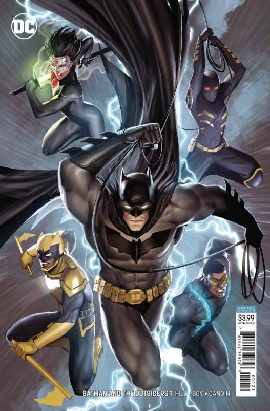 Batman & the Outsiders #1 (2019), raw comic book in VF condition — front cover