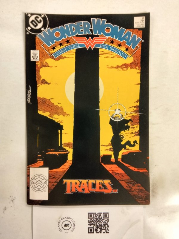 Wonder Woman #17 (DC Comics), raw comic book in NM condition — front cover