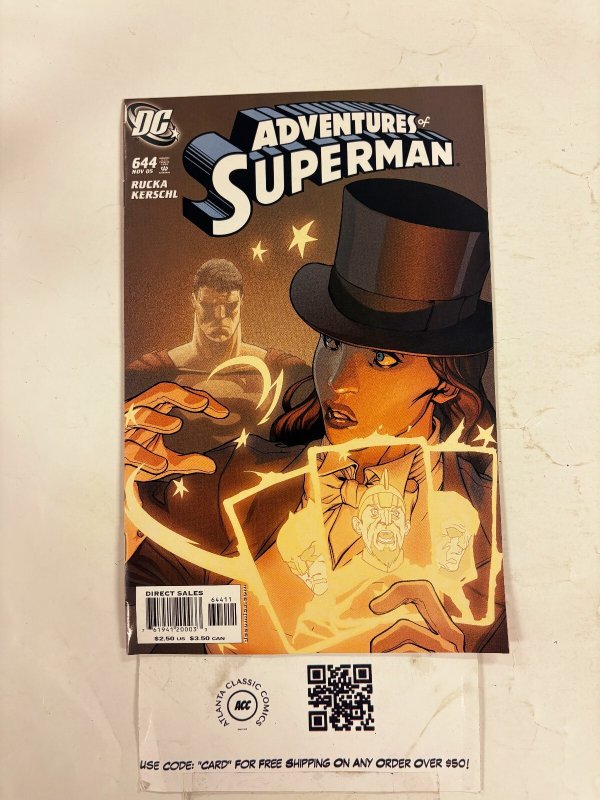 Adventures of Superman #644 (DC Comics), raw comic book in NM condition — front cover