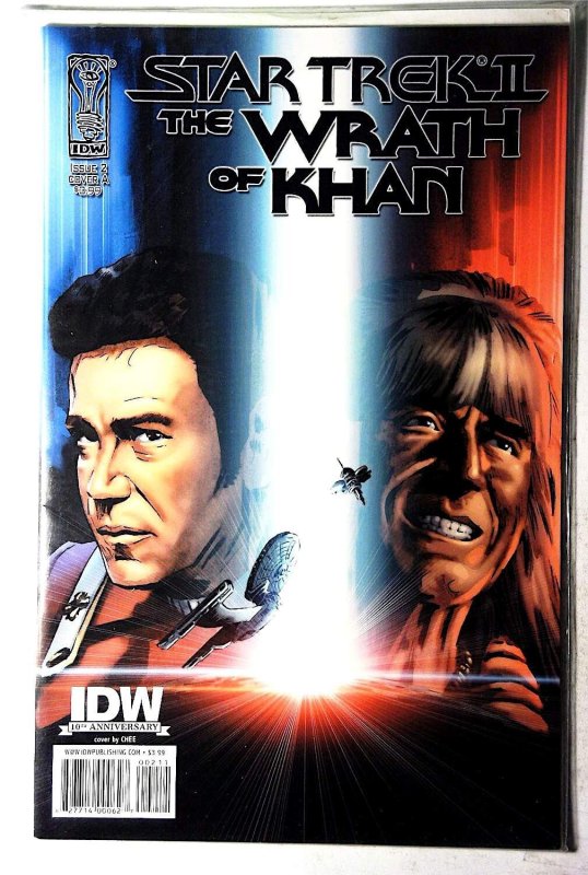 Star Trek II the Wrath of Khan #2 (IDW Publishing, 2009), raw, ungraded comic book — front cover