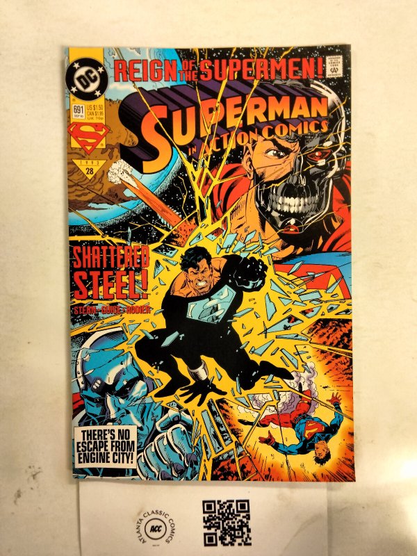 Action Comics #691 (DC Comics, 1993), raw comic book in NM condition — front cover