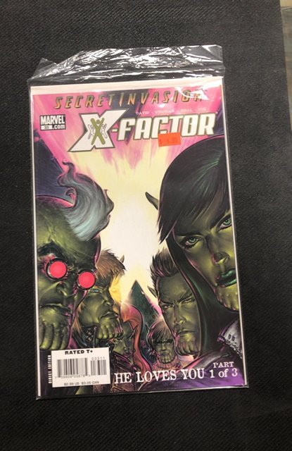X-Factor #33 (Marvel Comics, 2008), raw, ungraded comic book — front cover