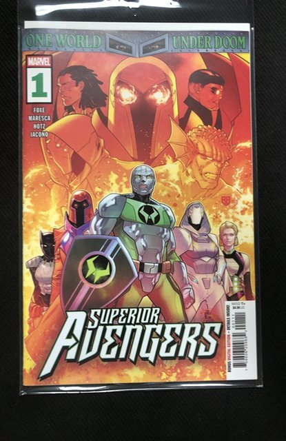 Superior Avengers #1 (2025), raw, ungraded comic book — front cover