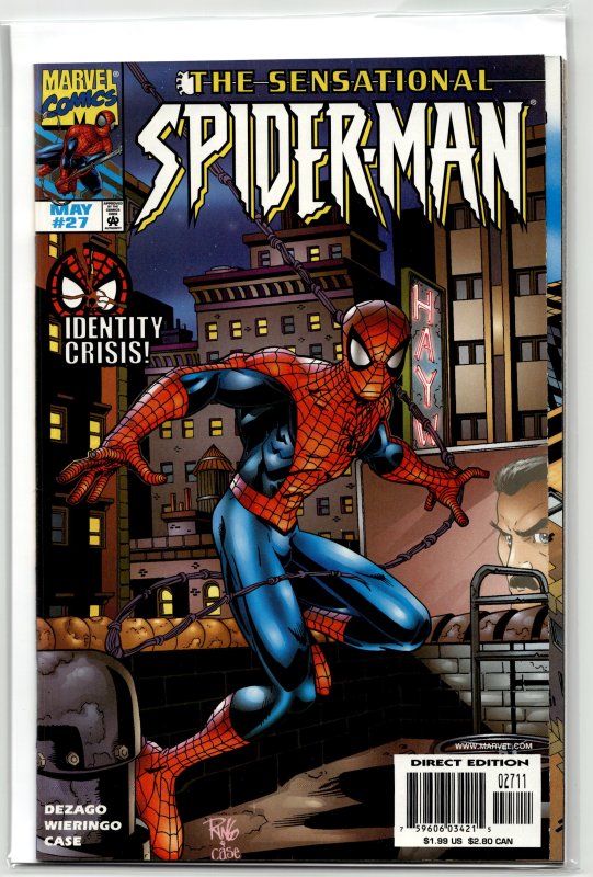 The Sensational Spider-Man #27 (2006), raw, ungraded comic book — front cover