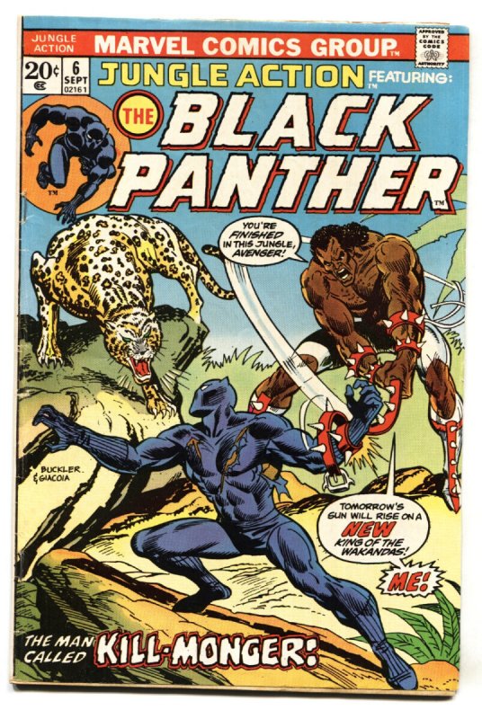 Jungle Action #6 - 1973 - Marvel - VG - Comic Book (Marvel Comics, 1973), raw comic book in VG condition — front cover