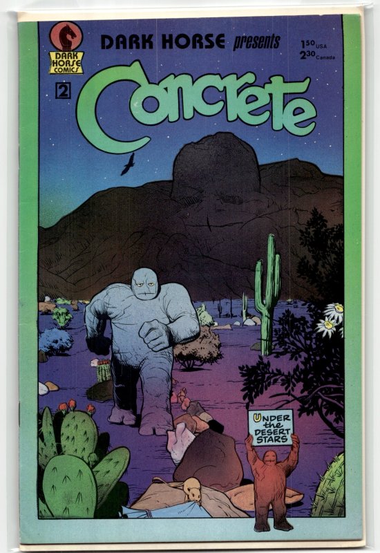 Dark Horse Presents #2 (Dark Horse Comics, 1986), raw, ungraded comic book — front cover