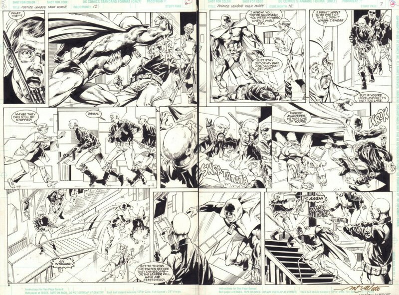 Justice League Task Force #12 (DC Comics), raw, ungraded comic book — front cover