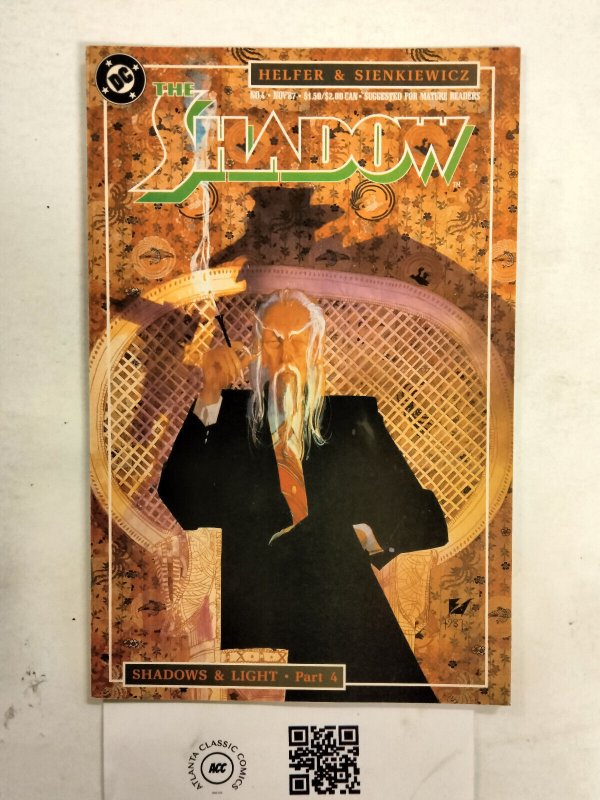 The Shadow #4 (DC Comics, 1987), raw comic book in NM condition — front cover