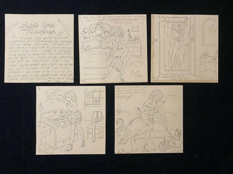 Original Sylvia Lake Resurfaces #16, raw, ungraded comic book — front cover