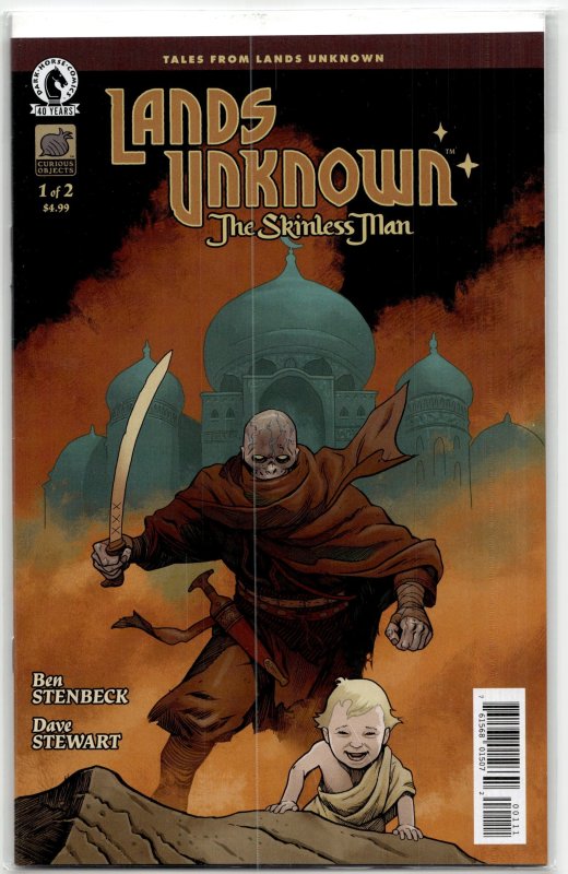 Lands Unknown: The Skinless Man #1 (2026), raw, ungraded comic book — front cover