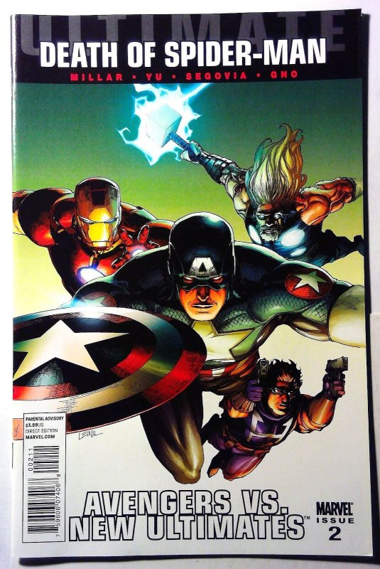 Ultimate Avengers vs. New Ultimates #2 (Marvel Comics, 2011), raw, ungraded comic book — front cover
