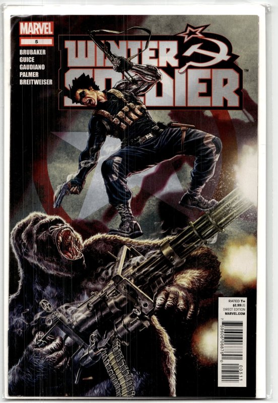Winter Soldier #5 (2012), raw, ungraded comic book — front cover