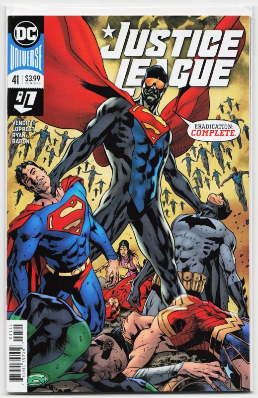 Justice League #41 (DC Comics, 2020), raw, ungraded comic book — front cover