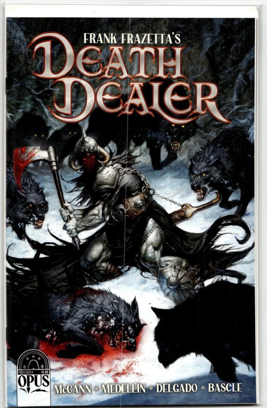 Frank Frazetta's Death Dealer #12 (Image Comics, 2023), raw, ungraded comic book — front cover