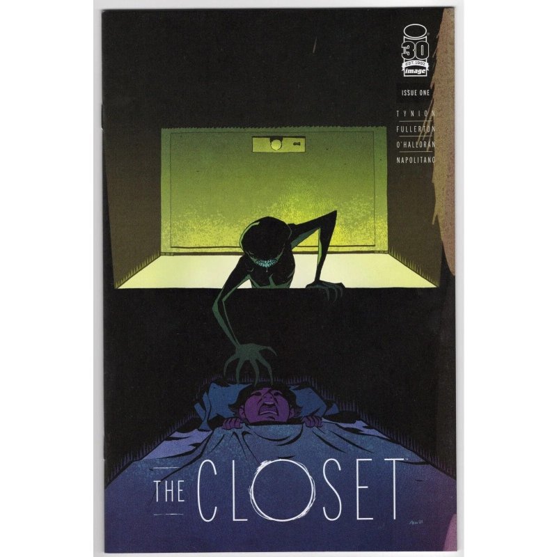 The Closet #1 (2022), raw comic book in NM+ 9.6 condition — front cover