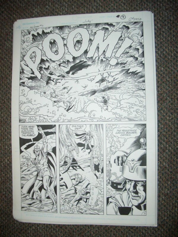 Curt Swan Original Art Aquaman #2 (1989), raw, ungraded comic book — front cover
