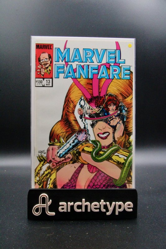 Marvel Fanfare #13 (Marvel Comics, 1984), raw, ungraded comic book — front cover