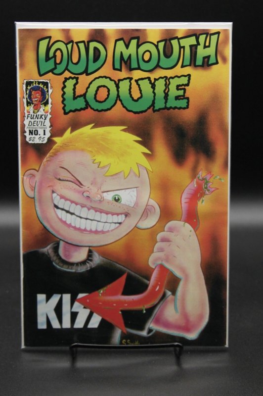 Loud Mouth Louie #1 (2009), raw, ungraded comic book — front cover