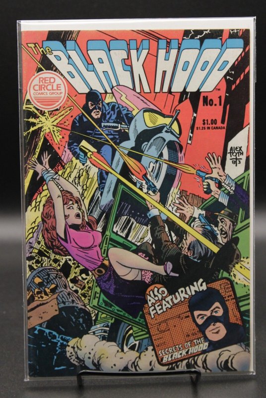 The Black Hood #1 (Archie Comics, 1983), raw, ungraded comic book — front cover