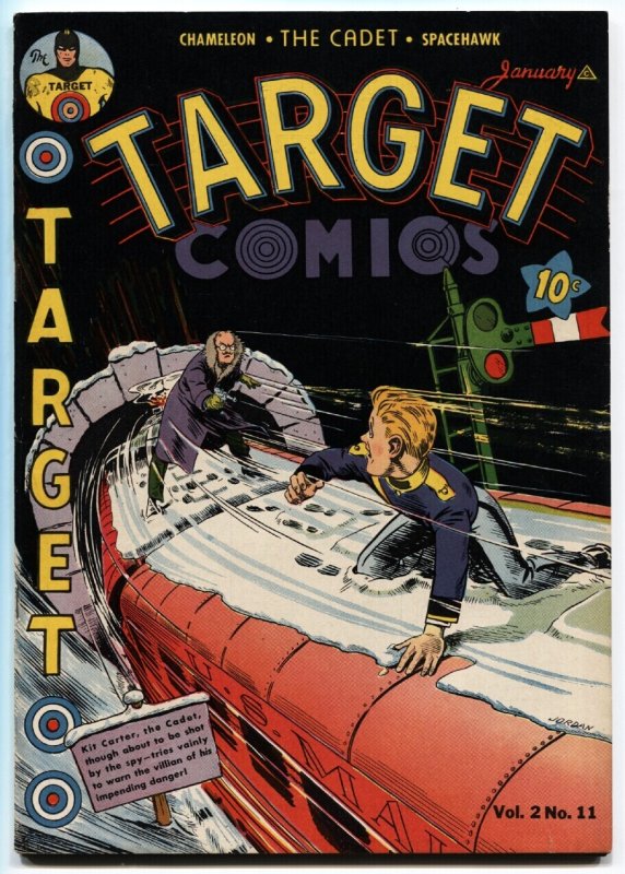 Target Vol. 2 #11 (1942), raw comic book in VF condition — front cover