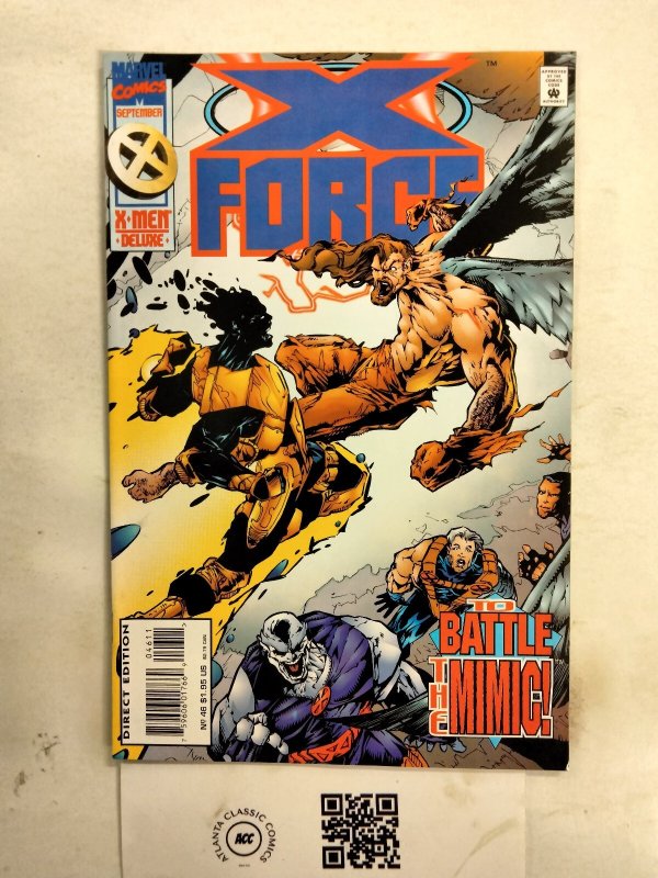 X_Force #46 (Marvel Comics, 1995), raw comic book in NM condition — front cover