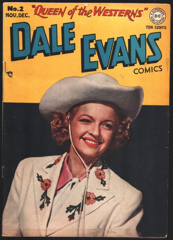 Dale Evans #2 (DC Comics, 1948), raw, ungraded comic book — front cover
