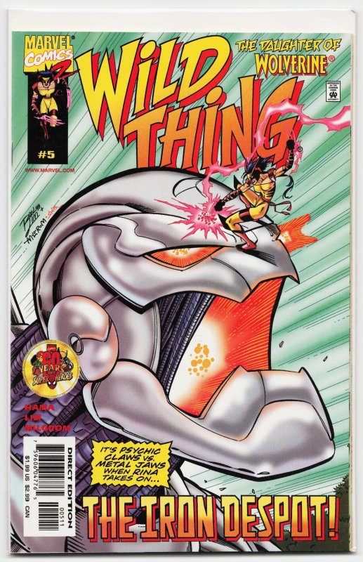 Wild Thing #5 (2000), raw, ungraded comic book — front cover