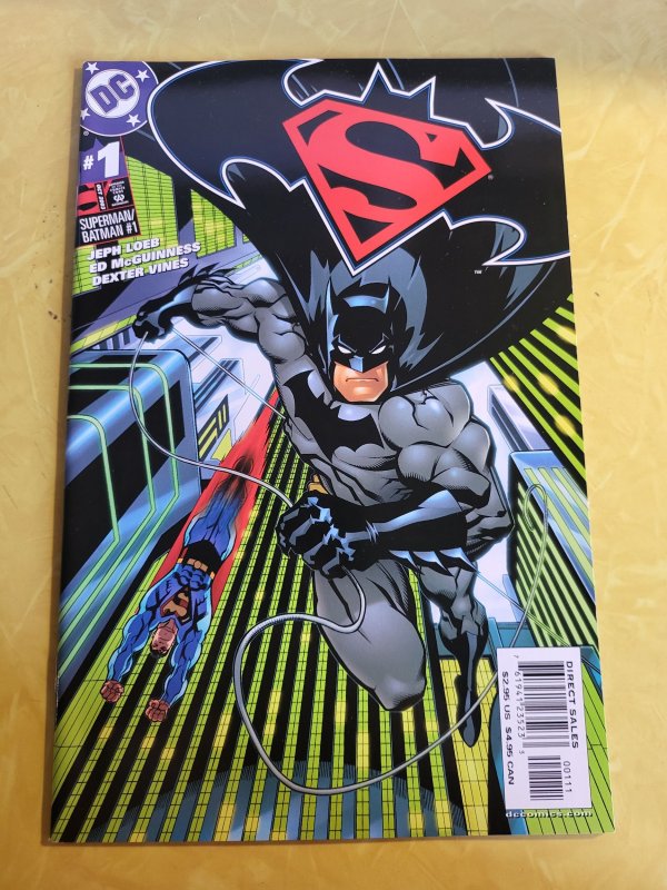 Superman / Batman #1 (DC Comics, 2003), raw, ungraded comic book — front cover