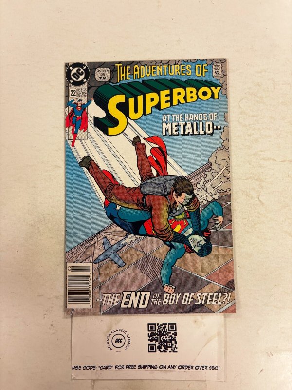 Superboy #22 (DC Comics, 1952), raw comic book in NM condition — front cover
