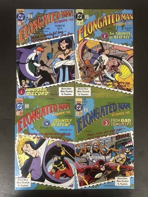 Elongated Man (1992) #1-4 Complete VF Set DC (DC Comics, 1992), raw comic book in VF condition — front cover