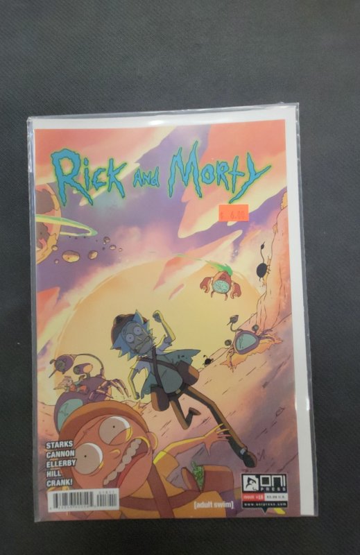 Rick and Morty #18 (2016), raw, ungraded comic book — front cover