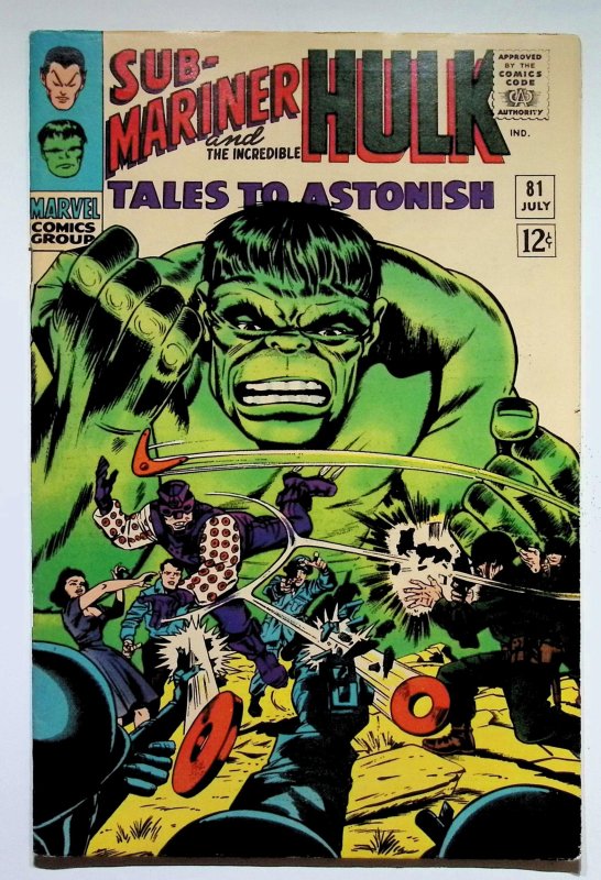 Tales to Astonish #81 (Marvel Comics, 1966), raw, ungraded comic book — front cover