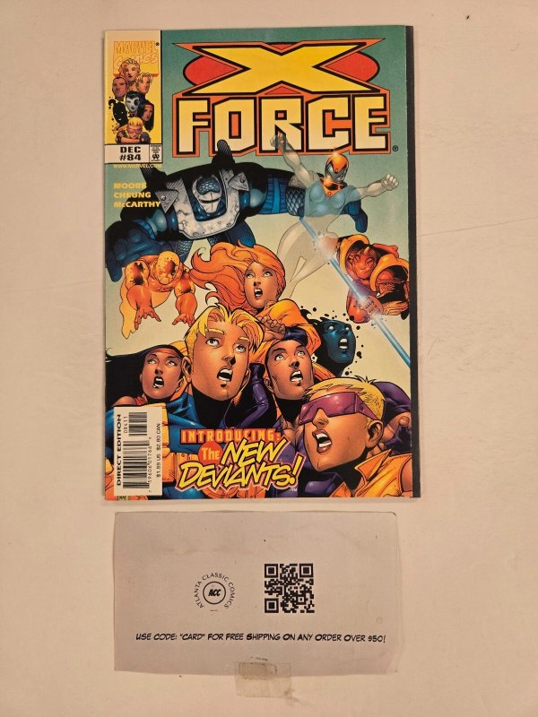 X-Force #84 (Marvel Comics, 1998), raw comic book in NM condition — front cover