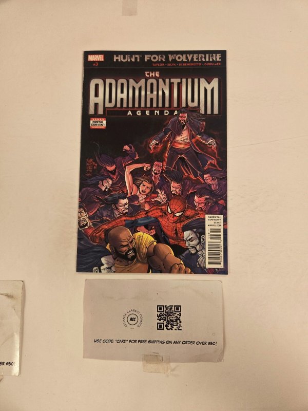 The Adamantium Agenda #3 (Marvel Comics), raw comic book in NM condition — front cover