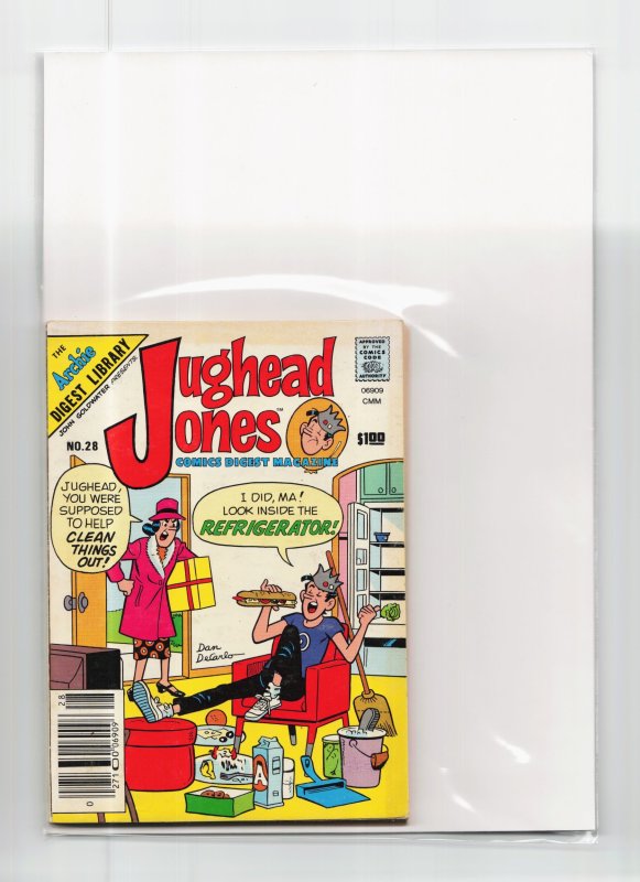 Jughead Jones Comics Digest #28 (Archie Comics, 1984), raw, ungraded comic book — front cover