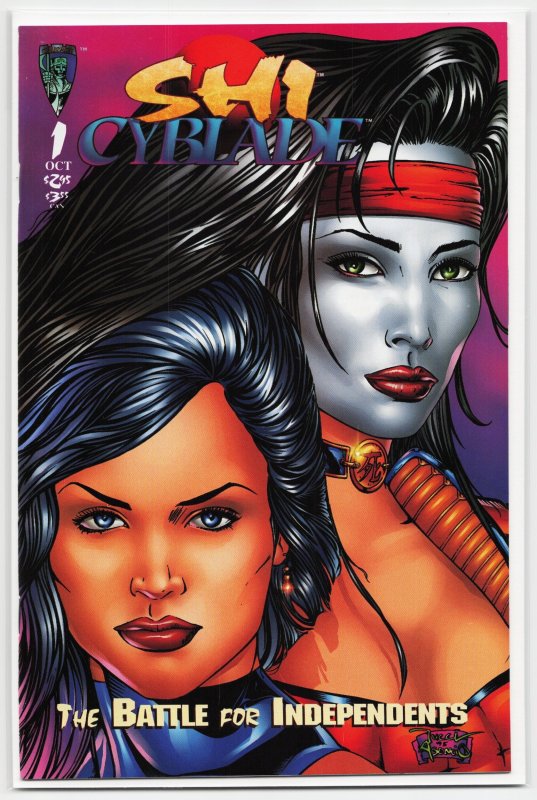Shi/Cyblade (1995) (Image Comics, 1995), raw, ungraded comic book — front cover