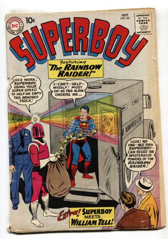 Superboy #84 (DC Comics, 1960), raw, ungraded comic book — front cover