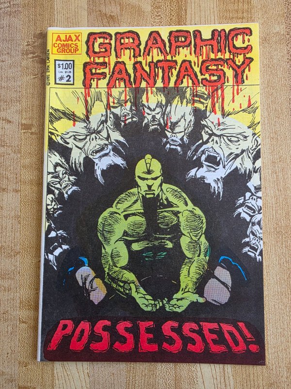 Graphic Fantasy #2 (1982), raw, ungraded comic book — front cover